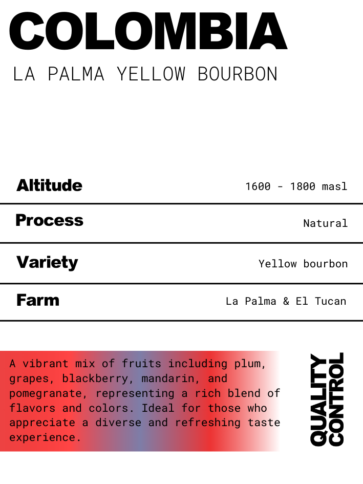 COLOMBIA La Palma Yellow Bourbon