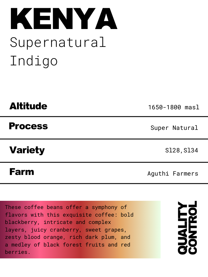Kenya Supernatural Indigo