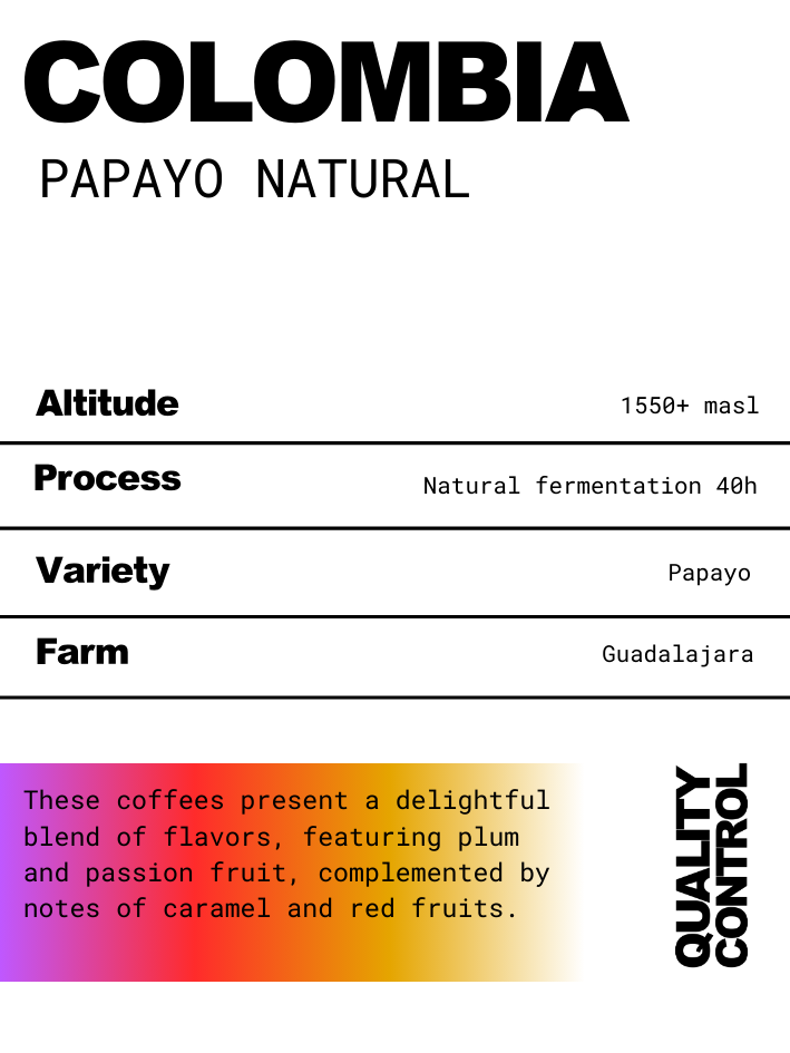COLOMBIA PAPAYO NATURAL