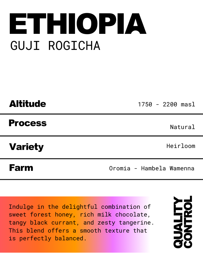 ETHIOPIA - Guji Rogicha