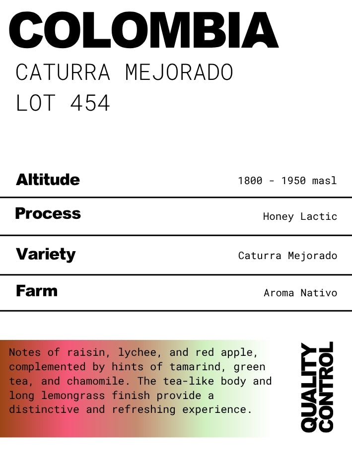 Colombia | Caturra Mejorado LOT 454